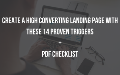 A 14 Point Landing Page Checklist + Infographic for Higher Conversion.